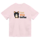 Teal Blue Coffeeのpuppy teal ドライTシャツ