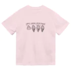 Vtuber粕日井たむ 公式ショップのナイスアイス(黒) ドライTシャツ