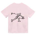 やまくじらの【太字】　フリップ　フィギュアスケート ドライTシャツ