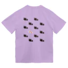 うみねこFriendsのカエルアンコウ（背面） ドライTシャツ