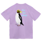 LalaHangeulのRockhopper penguin　(イワトビペンギン)　バックプリント ドライTシャツ