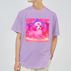 ふぇありぃているのお花見犬 Dry T-Shirt