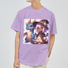 ピクセルパレットのドラゴンと可愛い女の子3 Dry T-Shirt