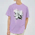 nanaqsaのLily Skull [White] ドライTシャツ