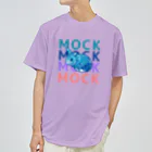 Mock’n Rollのアートなうさぎのモック ドライTシャツ