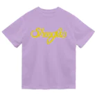 週刊少年ライジングサンズのShoogle(シューグル・週グル・週刊少年グルメ)ロゴ イエロー ドライTシャツ