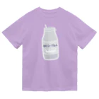 ふわぽこにゃんにゃんSHOP☁️🫧SUZURI支店のごくごく♪のむヨーグルト Dry T-Shirt