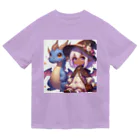 ピクセルパレットのドラゴンと可愛い女の子3 Dry T-Shirt