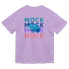 Mock’n Rollのアートなうさぎのモック ドライTシャツ