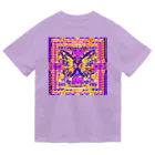 ✨🌈✨ユラクラカン🇯🇵 ✨🌈✨の✨🌈Metamorphose butterfly ✨🌈 蝶　レトロ調 ドライTシャツ