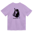 kocoon（コクーン）の夜型生活のネコ ドライTシャツ