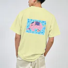 ピンクの象のピンクの象 ドライTシャツ