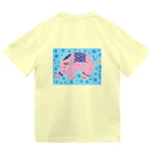 ピンクの象のピンクの象 ドライTシャツ