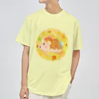 前田悠花｜イラストレーターの★ハリネズミ★ ドライTシャツ