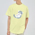 アトリエかののほんわかでぶねこ　もちっふる ドライTシャツ