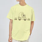 lemonysnow/ハリネズミグッズのハリネズミとバイク Dry T-Shirt