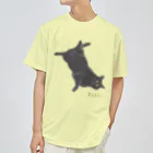 みかちんの黒猫🐈‍⬛のジジ ドライTシャツ