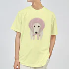 LaminaのSaluki×ベレー帽 Dry T-Shirt