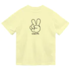 イラスト MONYAAT のジャンケン　チョキ Dry T-Shirt