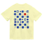 音楽と和の雑貨屋　たむたむの【ドラムの日2022】ドラム市松 ドライTシャツ