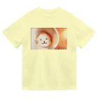 mofmenomossoのカプチーノ猫 ドライTシャツ