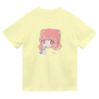 微々子(Viviko)の女の子とアイス ドライTシャツ