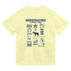 KAWAGOE GRAPHICSのHORSERACING GRAPHICS 紺 ドライTシャツ