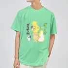 ずっこけJAPANの毛を剃られた羊（寒い） ドライTシャツ