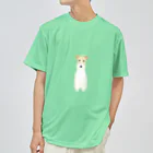 ゆいたっく／犬イラストのワイヤーフォックステリア ドライTシャツ