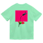 ＦＴＴＹのヤドクガエルと花 Dry T-Shirt