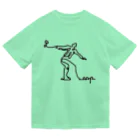 やまくじらの【太字】ループ　フィギュアスケート Dry T-Shirt