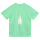 ゆいたっく／犬イラストのワイヤーフォックステリア ドライTシャツ