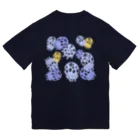 うみねこFriendsのタコクラゲ（背面） ドライTシャツ