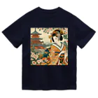 tamabestの浮世絵風美人図 ドライTシャツ