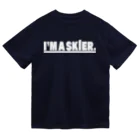 SKI NUT OFFICIAL SHOPのI'm a skier. Dry T-Shirt