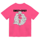 SWEET＆SPICY 【 すいすぱ 】ダーツの好吃。（美味しいよ）　ロゴ有 Dry T-Shirt