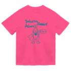 Mock’n Rollの熱いハートを持つうさぎちゃん sea green ドライTシャツ