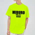 No.326のMIBURO CREW ブラック ドライTシャツ