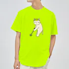 ＋Whimsyのゴルファーねこ Dry T-Shirt