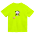 旅猫王子れぉにゃん👑😼公式(レイラ・ゆーし。)のパンダ☆れぉにゃん ドライTシャツ