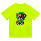 3wの#3 カラフルクマくん 緑ジャケット Dry T-Shirt