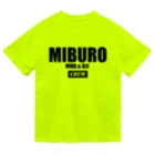 No.326のMIBURO CREW ブラック ドライTシャツ