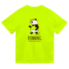 キッチュのランニングパンダ ドライTシャツ