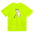 ＋Whimsyのゴルファーねこ Dry T-Shirt