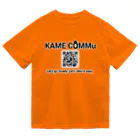 かめこみゅストアのKAME COMMu シンプルロゴ&QR ドライTシャツ