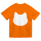 ichinoshopのさくら猫シルエット/ホワイト ドライTシャツ