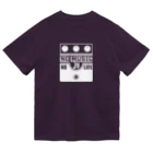 QUQU_WORKSのノーミュージックノーライフ ビッグマフデザイン ホワイト Dry T-Shirt