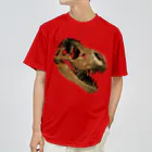 RubbishのT. Rex 頭骨 ドライTシャツ