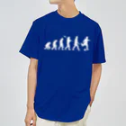 焼きそば好きの進化論Tシャツ【サッカー】 ドライTシャツ