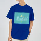 MSYのBEAUTIFUL FLOWER (ターコイズ) ドライTシャツ